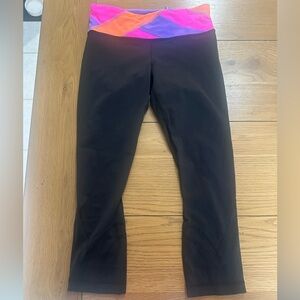 Women's Lululemon Black Crop Leggings